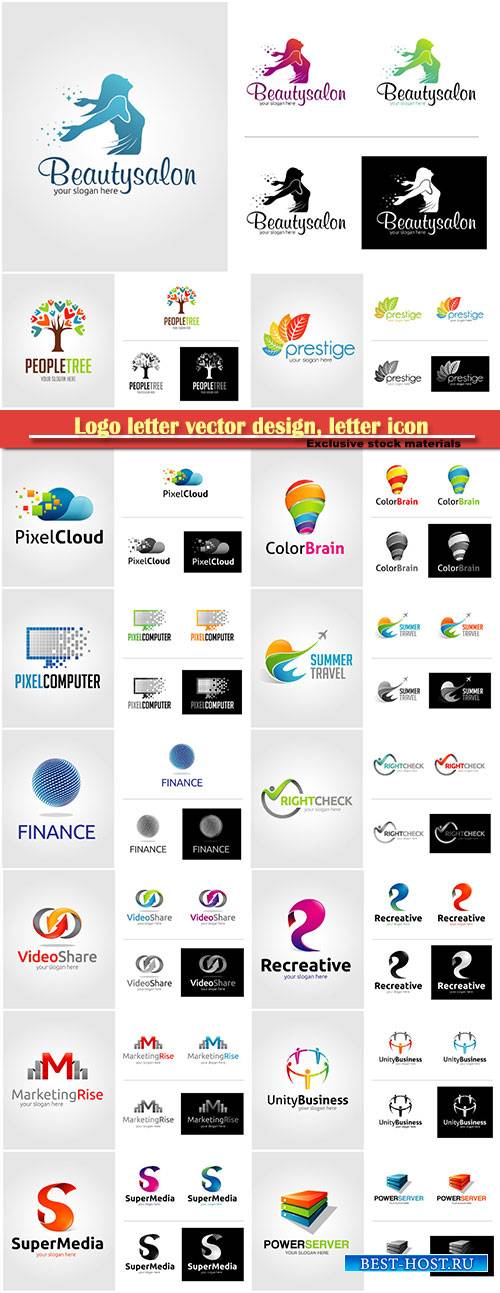 Logo letter vector design, letter icon # 29