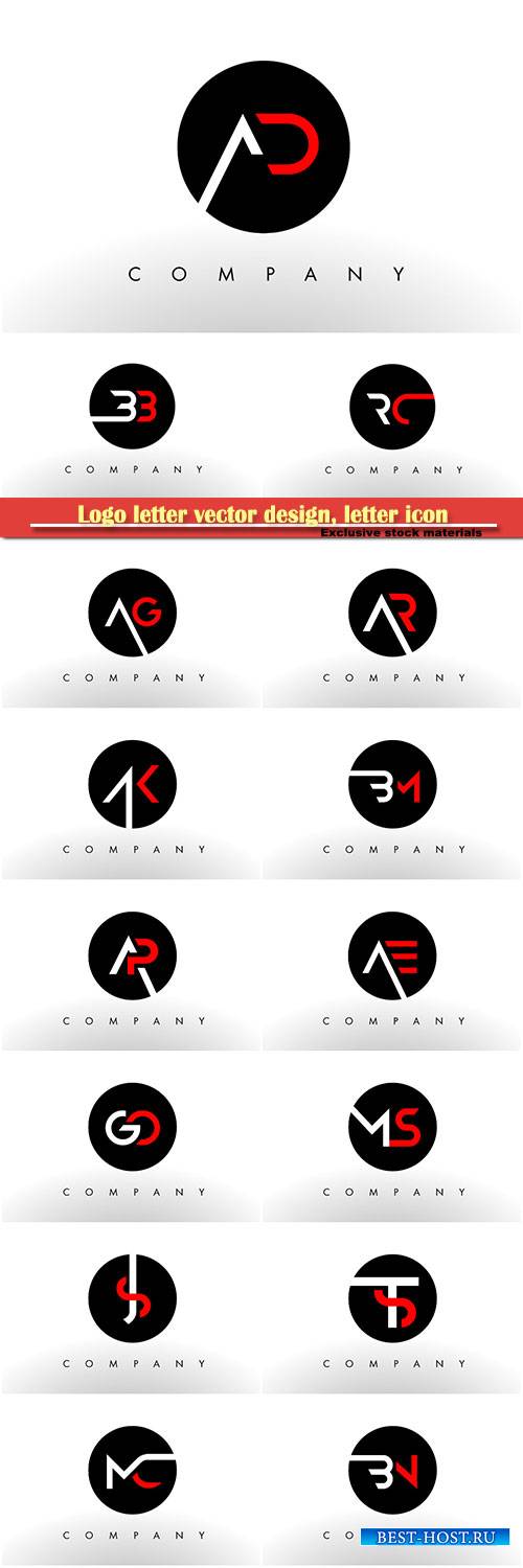 Logo letter vector design, letter icon # 39