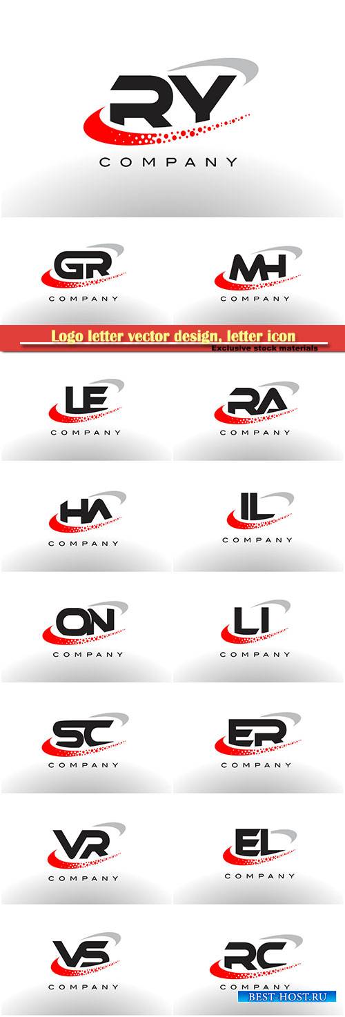 Logo letter vector design, letter icon # 41