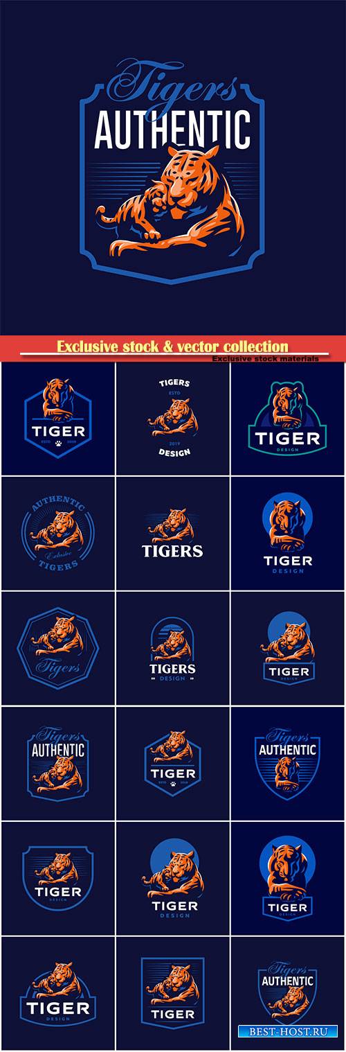 Tiger vector logo design
