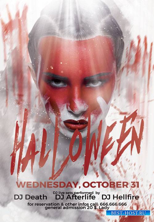 Halloween night(2) - Premium flyer psd template