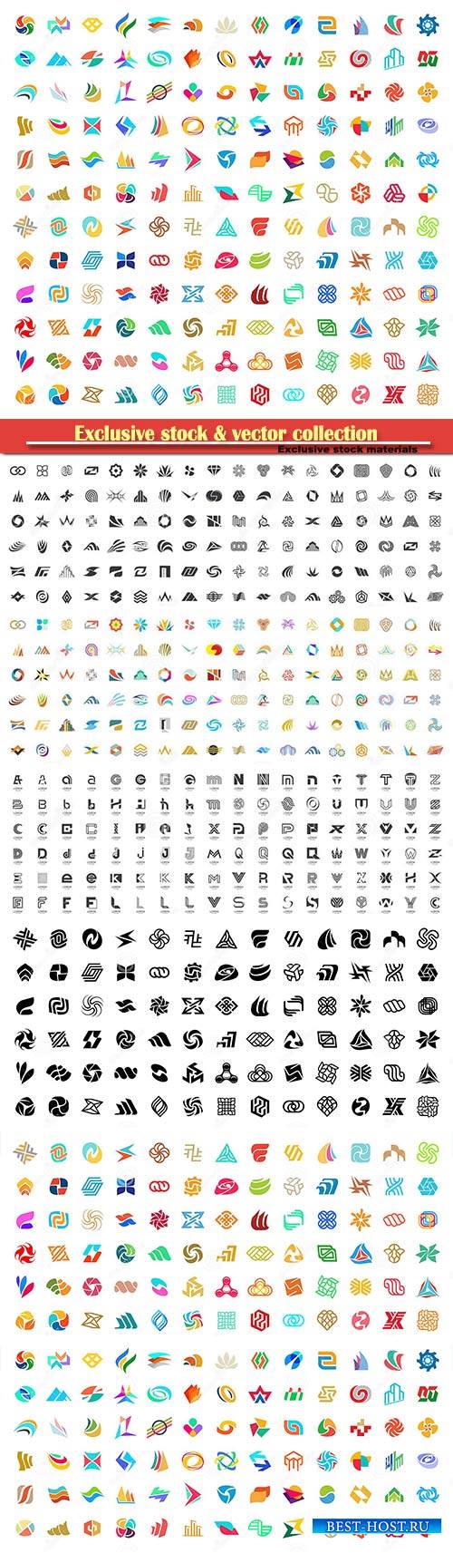 Abstract logos collection
