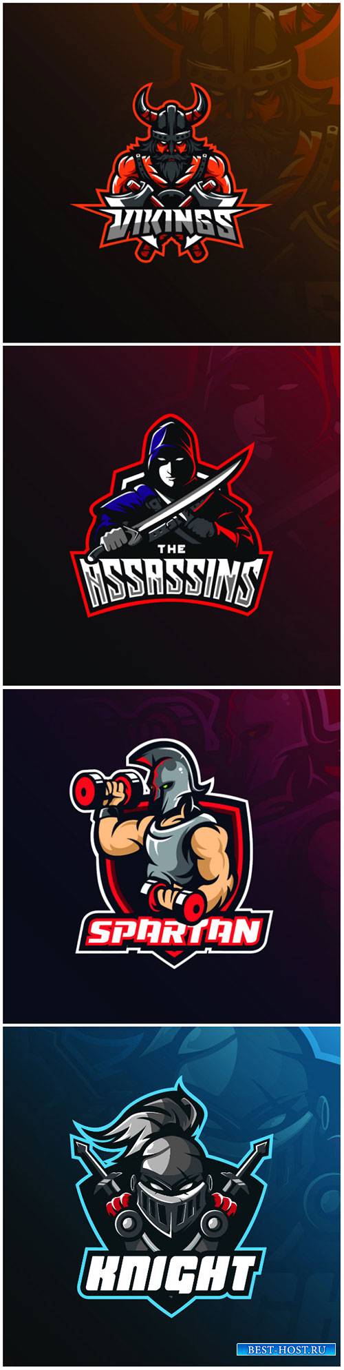 Mascot vector logo design with modern illustration concept style for badge, emblem and tshirt printing # 4