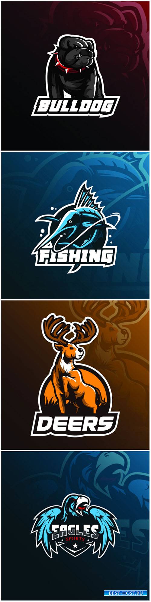 Mascot vector logo design with modern illustration concept style for badge, emblem and tshirt printing # 3