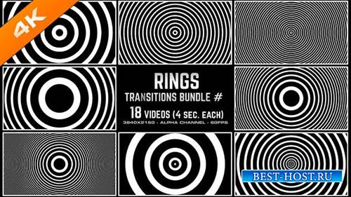 Videohive - Rings Transitions Bundle - 4K - 24916309
