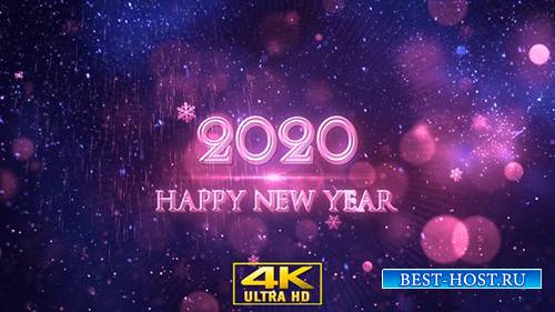 Videohive - Happy New Year 2020 Blue - 22948948