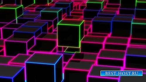 Videohive - Cube Edge Neon Hd - 24972570