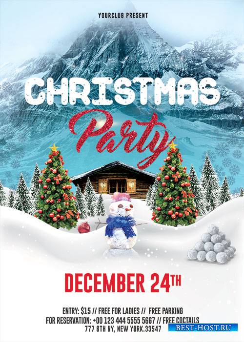 Christmas Party_2 - Premium flyer psd template