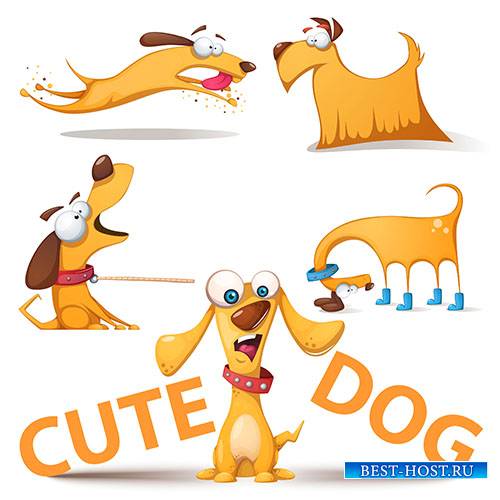 Собака - Векторный клипарт / Dog - Vector Graphics