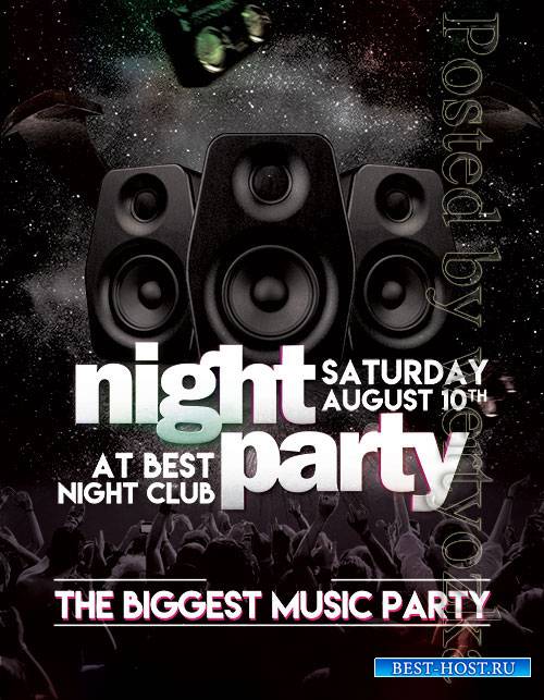 Night Party - Premium flyer psd template