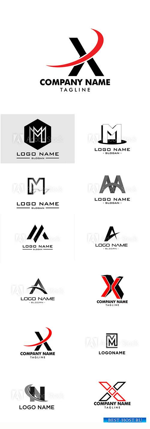 Logo and symbol vector letter