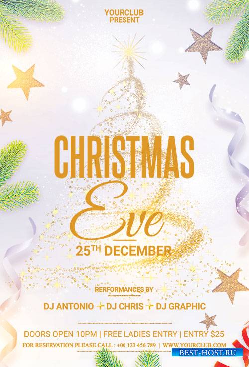 Christmas Eve - Premium flyer psd template