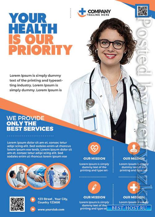 Health Care - Premium flyer psd template