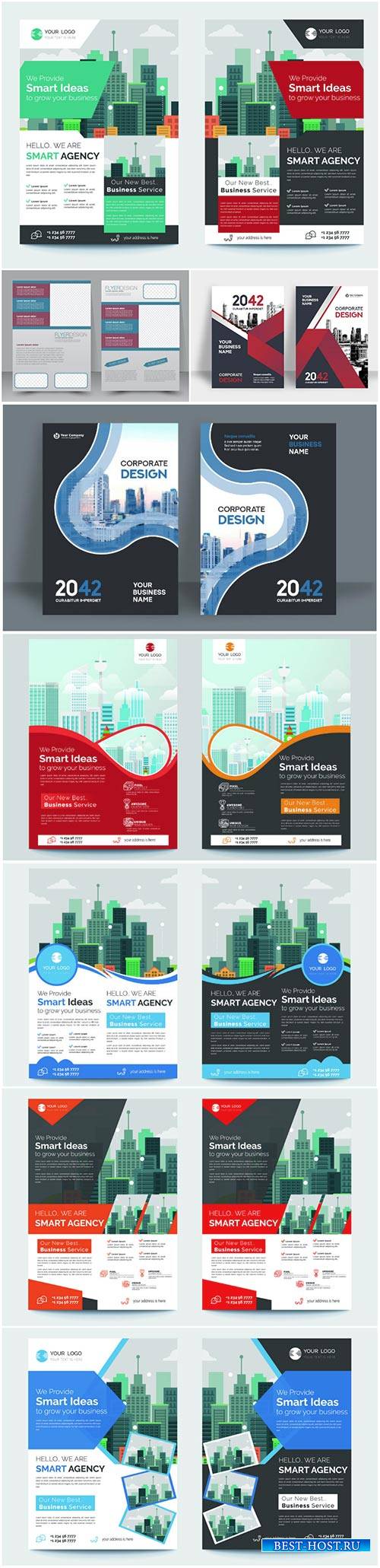Corporate business vector template