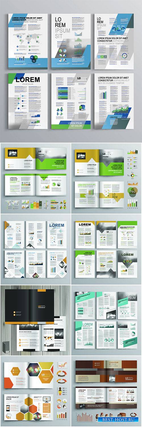 Brochure template vector design # 2
