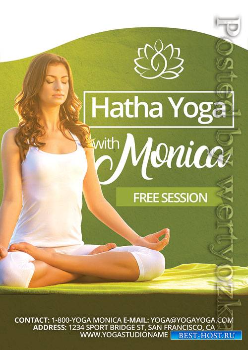 Yoga - Premium flyer psd template