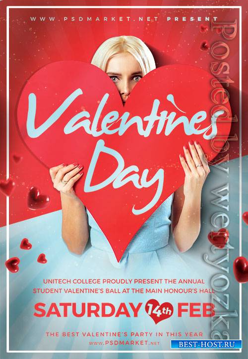Valentines_day_love_notes - Premium flyer psd template