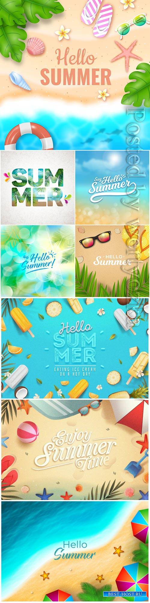 Summer vector collection illustration