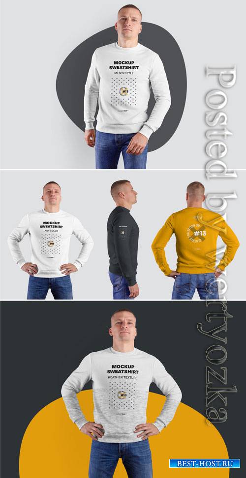 4 Mockup Sweatshirts