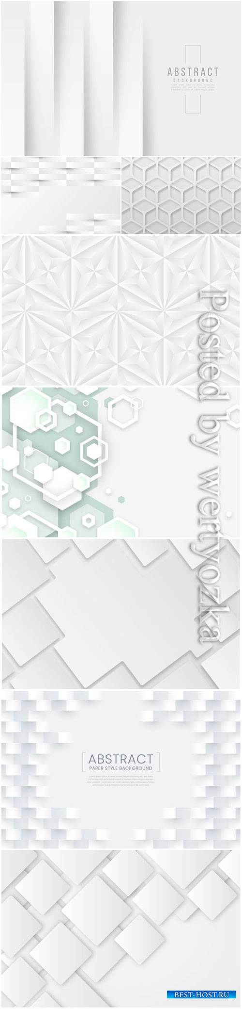 Abstract vector background, 3d models template # 9