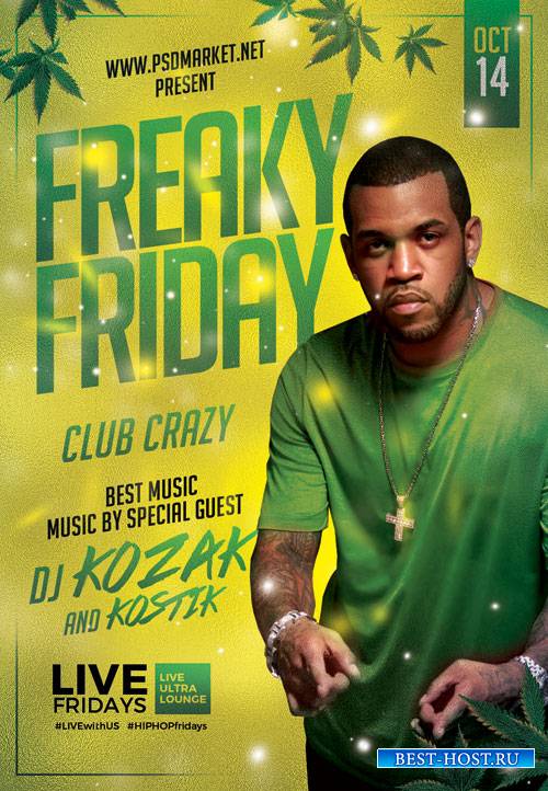 Freaky friday - Premium flyer psd template