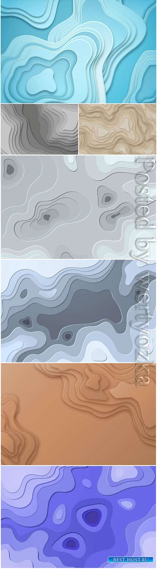 Topographic map wallpaper vector background concept