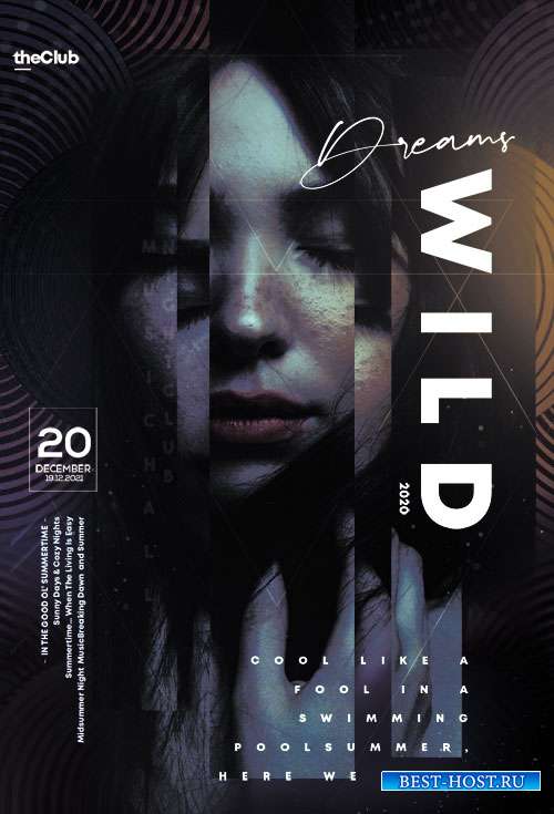 Wild Dreams Event - Premium flyer psd template