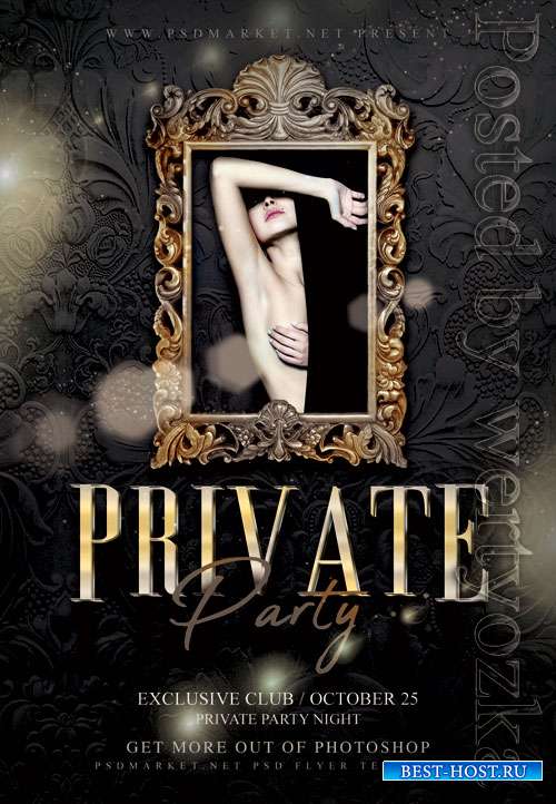 Private party - Premium flyer psd template