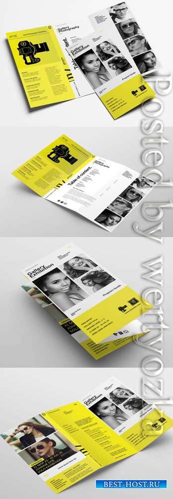 Brochure Layout for Photographers and Photography Exhibitions 323035753