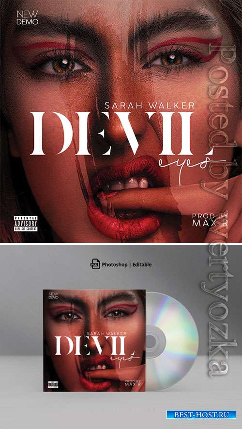 Devil Eyes Mixtape CD Cover Artwork