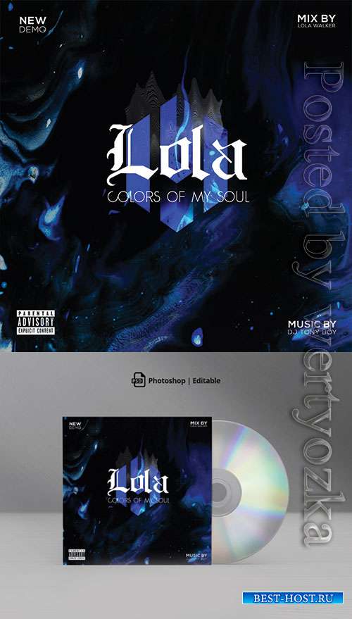 Artistic Mixtape CD Cover Artwork