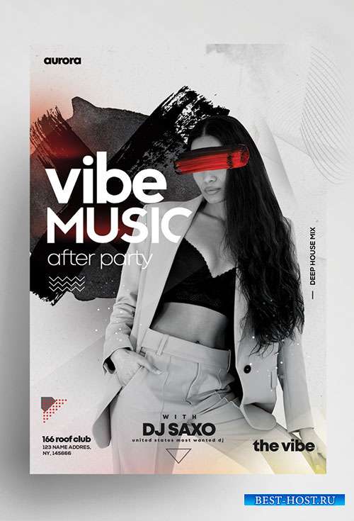 After party psd flyer template